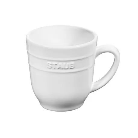 Tazza Ml. 350 in ceramica bianco Cm. 8 - Staub