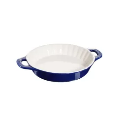 Tortiera in ceramica blu Cm. 28 - Staub