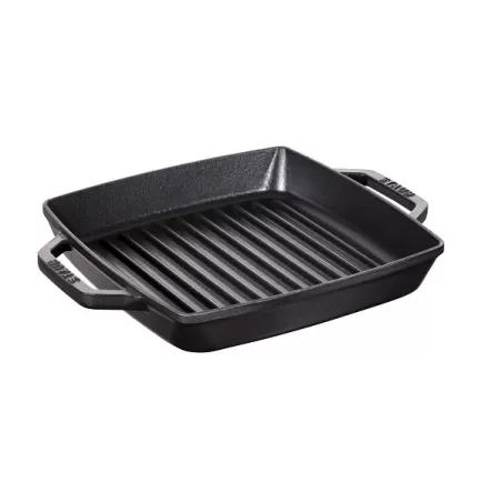 Griglia in ghisa quadrata nero Cm. 23 - Staub