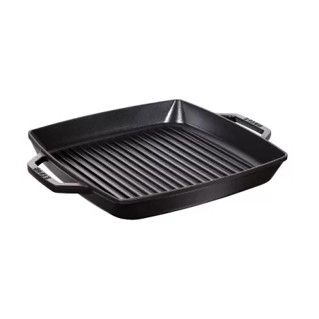 Griglia in ghisa quadrata nero Cm. 33 - Staub