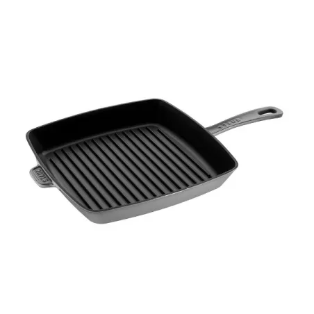 Griglia in ghisa quadrata grigio grafite Cm. 30 - Staub