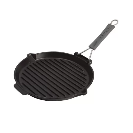 Griglia rotonda in ghisa nero Cm. 27 - Staub