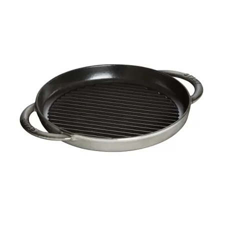 Griglia rotonda in ghisa grigio grafite Cm. 26 - Staub