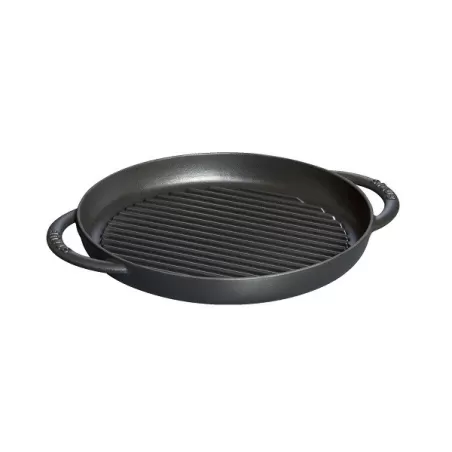 Piastra rotonda in ghisa nero Cm. 26 - Staub