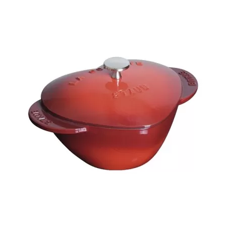 Cocotte in ghisa cuore rosso ciliegia Cm. 20 - Staub