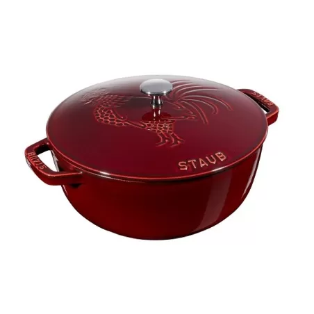 Cocotte in ghisa galletto granata Cm. 24 - Staub