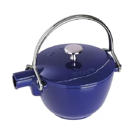 Teiera in ghisa blu Cm. 16,5 - Staub