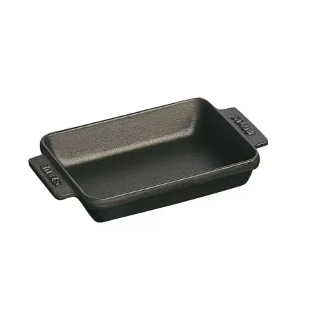 Pirofila in ghisa nero Cm. 15x11 - Staub