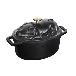 Pig cocotte in ghisa nero Cm. 17 - Staub