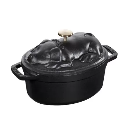 Pig cocotte in ghisa nero Cm. 17 - Staub