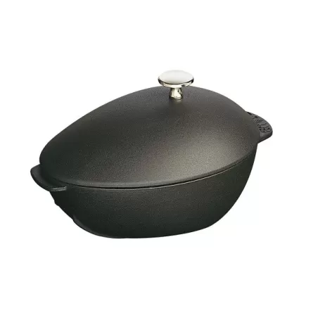 Cocotte cozza in ghisa nero Cm. 25 - Staub