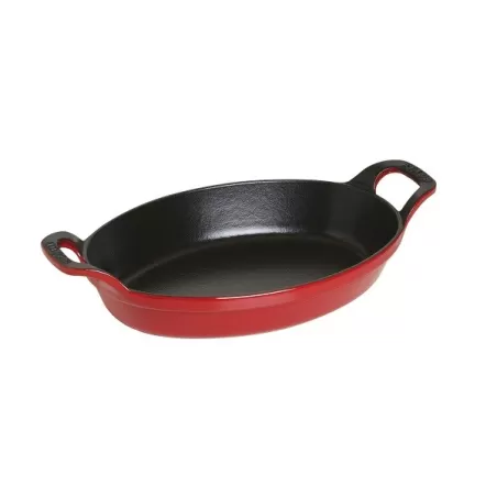 Pirofila in ghisa rosso ciliegia Cm. 24 - Staub