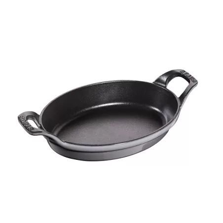 Pirofila in ghisa grigio grafite Cm. 21 - Staub