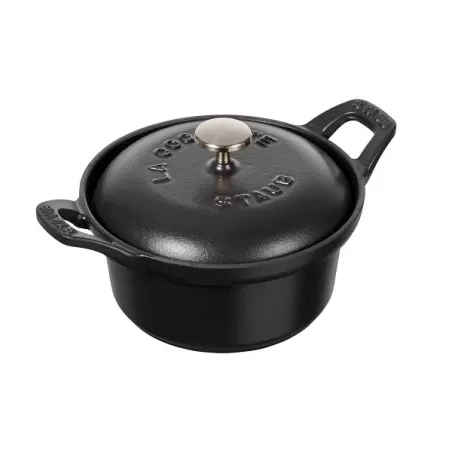 Coquette in ghisa nero Cm. 12 - Staub