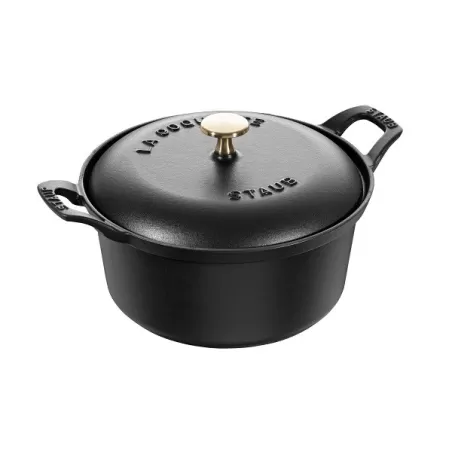 Coquette in ghisa nero Cm. 20 - Staub