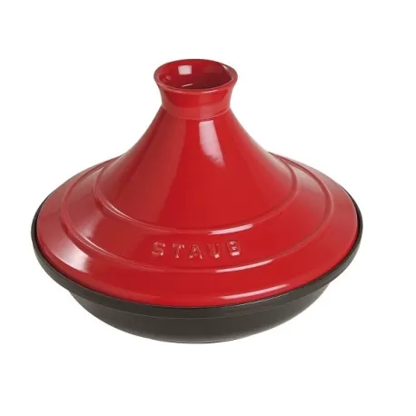 Tajine in ghisa rosso ciliegia Cm. 28 - Staub