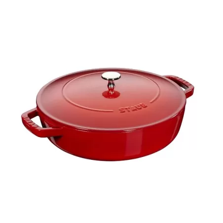 Chistera in ghisa rosso ciliegia Cm. 24 - Staub