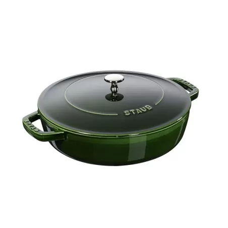Chistera in ghisa verde basilico Cm. 24 - Staub