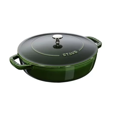 Chistera in ghisa verde basilico Cm. 28 - Staub