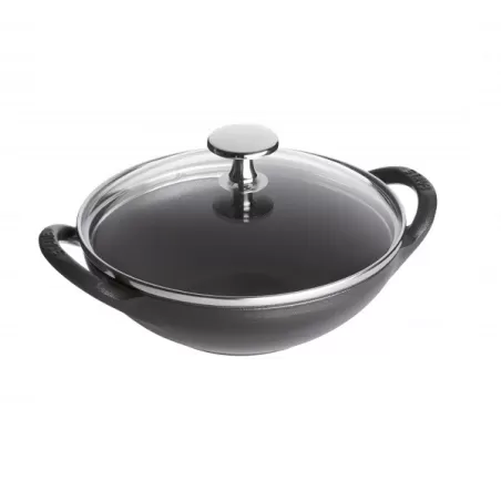 Wok in ghisa nero Cm. 16 - Staub