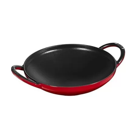Wok in ghisa senza coperchio Rosso ciliegia Cm. 24 - Staub