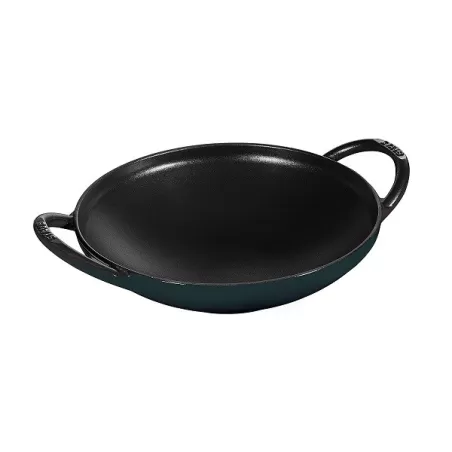 Wok in ghisa senza coperchio Nero Cm. 24 - Staub