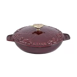 Tegame Tomorrowland in ghisa granata Cm. 24 - Staub