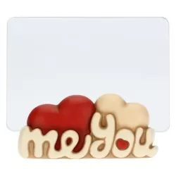 Portafoto in vetro Teddy Love Me You formato foto 10x15 cm - Thun