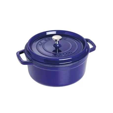 Cocotte in ghisa tonda blu Cm. 22 - Staub.