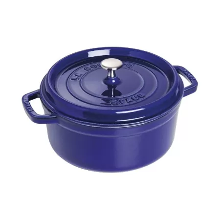 Cocotte in ghisa tonda blu Cm. 24 - Staub