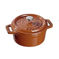 Mini cocotte in ghisa tonda cannella Cm. 10 - Staub