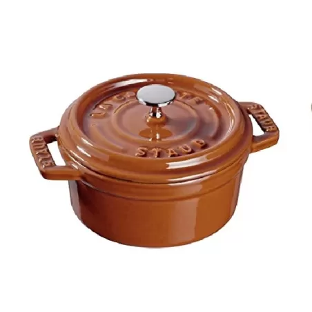 Mini cocotte in ghisa tonda cannella Cm. 10 - Staub