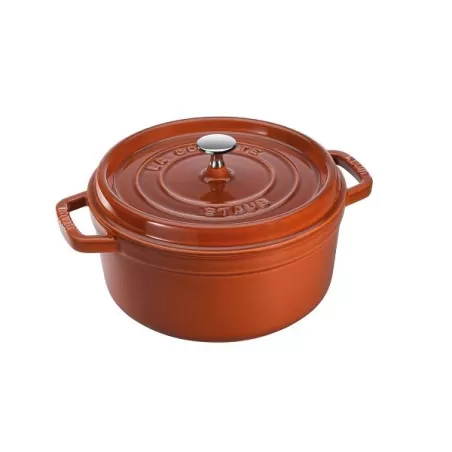 Cocotte in ghisa tonda cannella Cm. 22 - Staub