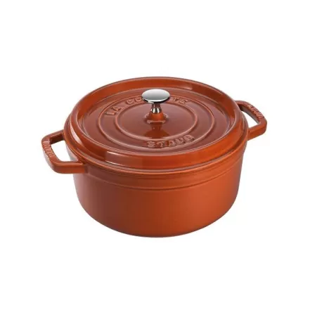 Cocotte in ghisa tonda cannella Cm. 26 - Staub