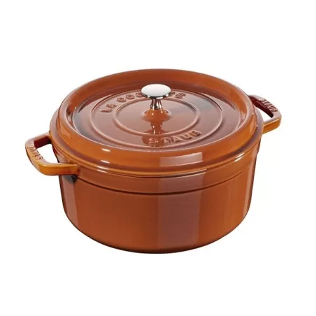 Cocotte in ghisa tonda cannella Cm. 28 - Staub