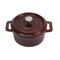 Mini cocotte in ghisa tonda granata Cm. 10 - Staub