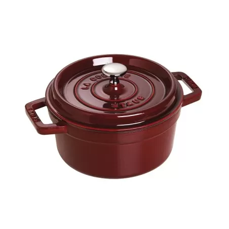 Cocotte in ghisa tonda granata Cm. 22 - Staub