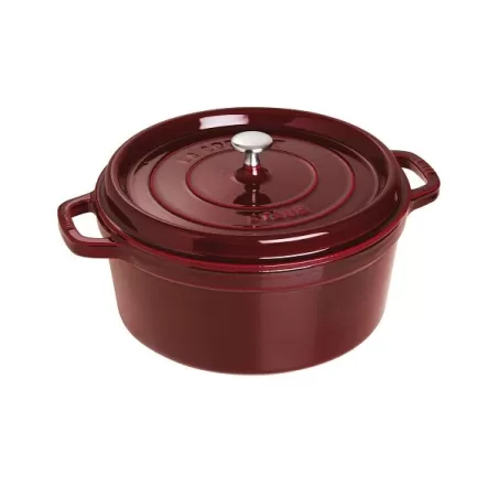 Cocotte in ghisa tonda granata Cm. 28 - Staub