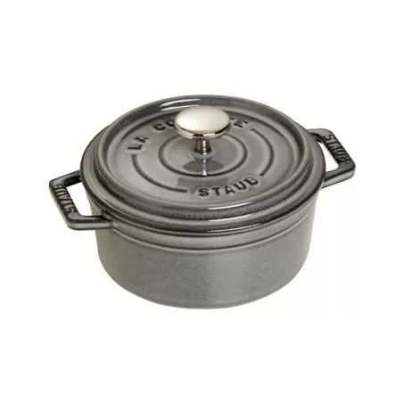 Cocotte in ghisa tonda grigio grafite Cm. 12 - Staub