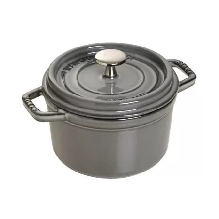 Cocotte in ghisa tonda grigio grafite Cm. 16 - Staub