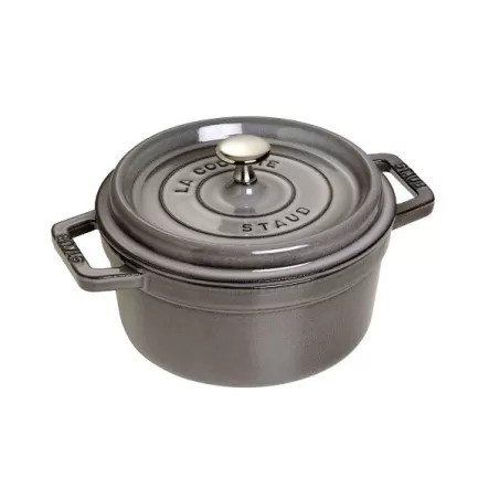 Cocotte in ghisa tonda grigio grafite Cm. 20 - Staub