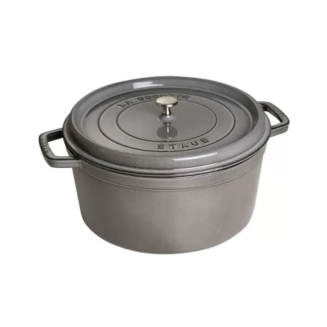 Cocotte in ghisa tonda grigio grafite Cm. 30 - Staub