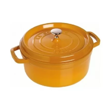 Mini Cocotte in ghisa tonda mostarda Cm. 10 - Staub