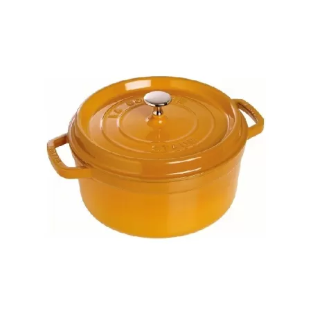 Cocotte in ghisa mostarda Cm. 18 - Staub