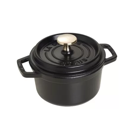 Cocotte in ghisa tonda nero Cm. 16 - Staub