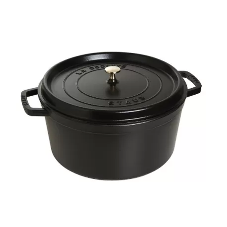 Cocotte in ghisa tonda nero Cm. 34 - Staub