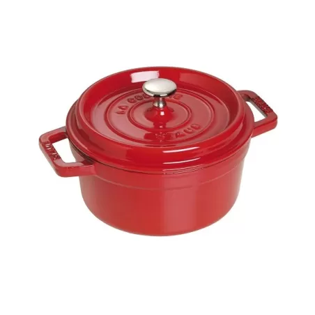 Cocotte in ghisa tonda rosso ciliegia Cm. 22 - Staub
