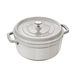 Cocotte in ghisa tonda tartufo bianco Cm. 20 - Staub