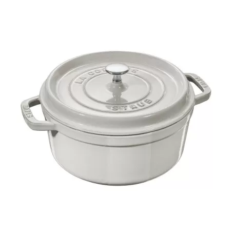 Cocotte in ghisa tonda tartufo bianco Cm. 20 - Staub