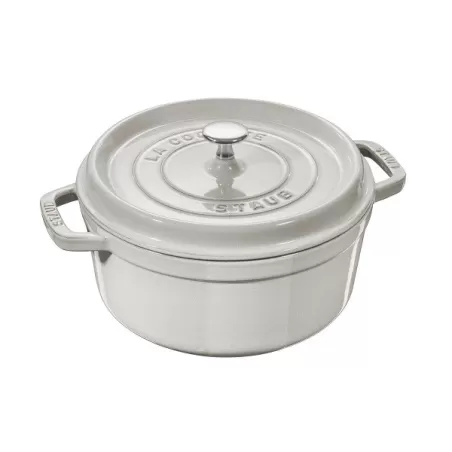 Cocotte in ghisa tonda tartufo bianco Cm. 20 - Staub